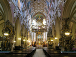 interiér kostela Nanebevzetí Panny Marie