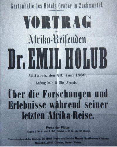 Plakát Emila Holuba